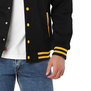 High Demanded Product <b>Men</b> Varsity <b>Jacket</b> in Solid Color Unique Style Fully Customized Logo Varsity <b>Jacket</b> - Product Image 4