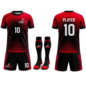Custom <b>Soccer</b> Kit Breathable Performance Sportswear Quick Dry 100% Polyester OEM Service Match Jersey Shorts Set for Clubs Teams - Product Image 5