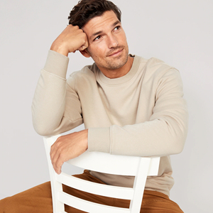 Sweat-shirt à col rond, color-block, manches longues, coupe ample, unisexe adulte, toutes saisons, en molleton nylon/coton, 350 grammes, pull-over - Product Image 4