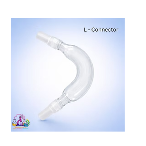 Connecteur en L à double embout pour système de flux d'air d'olfactomètre, accessoire de laboratoire pour la recherche sur le comportement des insectes - Product Image 1