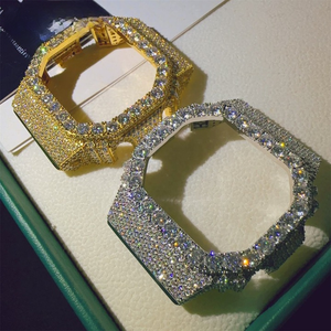 Diamond Tester Approved Moissanite Watch | VVS Luxury Iced Out Skeleton Wholesale - Product Image 3