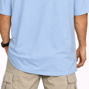 Fabricante de camisetas para hombre de alta calidad, venta al por mayor, algodón, impresión personalizada, suaves, transpirables, ropa informal de verano - Product Image 6