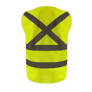 Chaleco de Seguridad de Alta Visibilidad en Poliéster para Ingenieros, con 2 Tiras Reflectantes y Logotipo Personalizable - Product Image 3