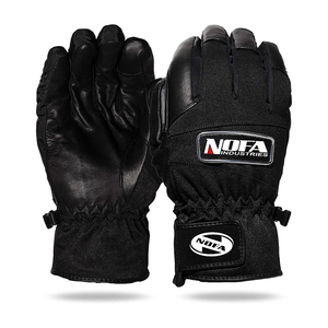 Guantes de Bateo de Cuero Personalizados en Negro/Blanco, Acolchados, con Cierre de Hebilla Ambidiestra, Tejido de Punto, para Entrenamiento de Béisbol para Adultos, en Varios Tamaños - Product Image 6