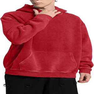 Sudadera con Capucha de Algodón con Lavado Ácido de Marca Privada, Producción OEM, Estilo Vintage, Fabricación al por Mayor para Importadores de Moda - Product Image 2