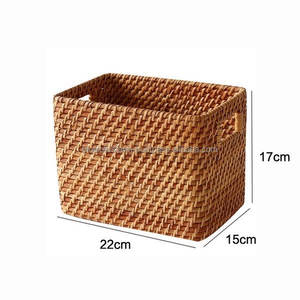 Panier à plateau en rotin écologique durable pour la décoration, célébrations festives à la maison-Lotus bleu du Vietnam - Product Image 3