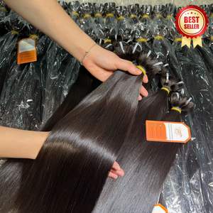 Cheveux bruts vietnamiens paquets non traités extensions de cheveux de trame meilleure qualité couleur noire naturelle pas d'emmêlement pas de perte - Product Image 3