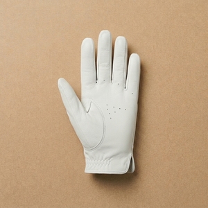 Gant de golf et de cyclisme OEM personnalisé en cuir Cabretta, antidérapant, pour main gauche, avec dos perforé, sangle réglable, respirant, pour le sport, marque privée - Product Image 5