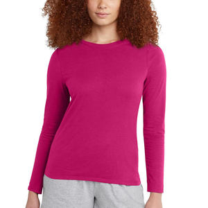 Camiseta Oversize de Algodón 100% para Mujer, Estilo Urbano, con Logotipo Personalizado, Manga Larga, Cómoda y Transpirable - Product Image 6