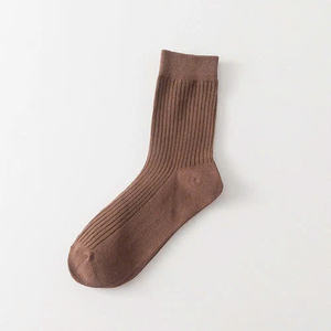 Chaussettes hautes en coton pour hommes et femmes, usage quotidien, qualité ODM, couleur unie, décontractées, professionnelles, anti-bactériennes, côtelées, fabriquées au Vietnam - Product Image 5