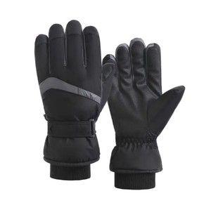 Brown Leather <b>Touchscreen</b> Needle Detection Winter <b>Gloves</b> Breathable Eco-Friendly Wrist Length Warm Outdoor Casual Use - Product Image 5