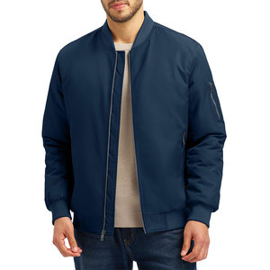 <b>Men</b> Oversized Streetwear Bomber <b>Jacket</b> <b>Lightweight</b> Full Zip Fashion <b>Jacket</b> Wholesale Supplier OEM ODM - Product Image 1