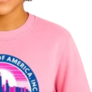 Sweat-shirt rose à col rond pour filles, pull décontracté à manches longues, streetwear quotidien, vêtements confortables pour un style de vie actif - Product Image 3