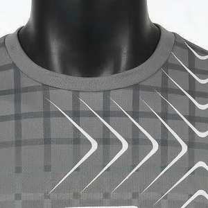 T-shirt personnalisé en sublimation 100% polyester, design imprimé sur toute la surface, style décontracté, t-shirts de sport vierges pour la course à pied - Product Image 4