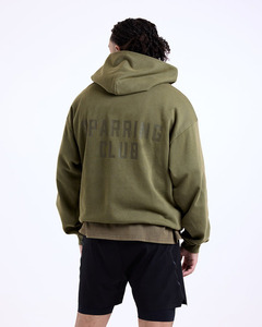 Sweat à capuche surdimensionné personnalisé pour homme en coton épais, style streetwear décontracté, vente en gros fabricant - Product Image 2