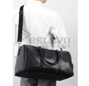 Bolsa de Viaje de Gran Capacidad, 50-70L, de Cuero Genuino, Estilo Personalizado, Diseño de Diseñador, Bolsa de Hombro Deportiva para Mujer y Hombre - Product Image 5