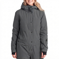 Combinaison de ski d'hiver personnalisée avec logo pour femmes, imperméable, isolée, pour snowboard, vêtements de sport d'hiver, service OEM, ensemble de combinaison de ski