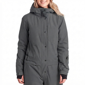 Traje de esquí de invierno con logotipo personalizado para mujer, mono impermeable para snowboard, ropa deportiva de nieve para exteriores con aislamiento, servicio OEM, conjunto de traje de esquí - Product Image 2