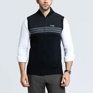 Prix de gros – Pulls tricotés zippés pour hommes, élégants et adaptés aux activités de plein air en hiver - Product Image 1