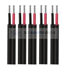 Bobine de câble solaire DC à double cœur (fil photovoltaïque), généralement dotée d'un câble rouge pour les connexions positives - Product Image 2
