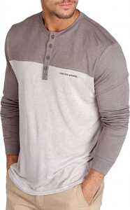 Oneten Apparel <b>Men's</b> Color Block <b>Long</b> <b>Sleeve</b> <b>Henley</b> Shirt - Product Image 6