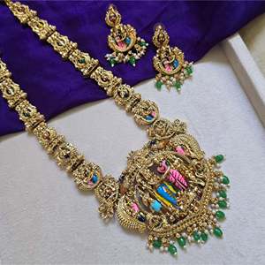 Ram Kalyan Long Necklace Set-Fashion Jewelry - Product Image 3