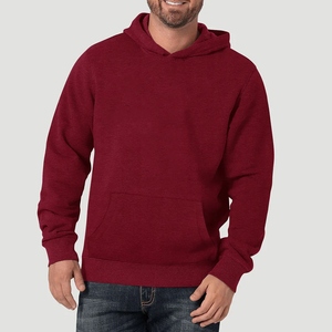 High Quality Thermal Men Hoodies Basics Cotton Blended Anti Pilling Fleece Hoodie Screen Printed Winter Casual Streetwear - Product Image 5