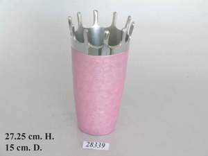 Vintage Bottle Shape Iron Handmade Modern <b>Tabletop</b> Floor Vase Unique Home Decor Good Design - Product Image 1