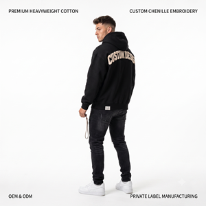 Sudadera con Capucha Oversize de Felpa Premium, Personalizada, con Bolsillos, Estilo Streetwear, Bordado, OEM, ODM, Marca Privada - Product Image 6
