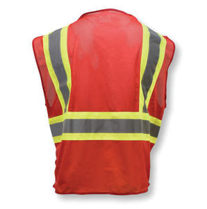 Chaleco de Seguridad Reflectante de Neón Brillante y Transpirable, Diseño de Malla con Múltiples Bolsillos para Logística de Almacenes y Uso Profesional - Product Image 5