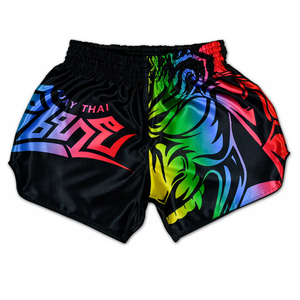 Shorts de Muay Thai Confortables et Légers pour l'Entraînement Sportif, MMA, Boxe, Kickboxing – Option Taille Personnalisée - Product Image 4