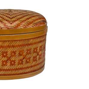 Panier de rangement ovale en bambou tressé à la main de haute qualité, avec couvercle, vente en gros, fournisseur d'usine OEM - Product Image 5