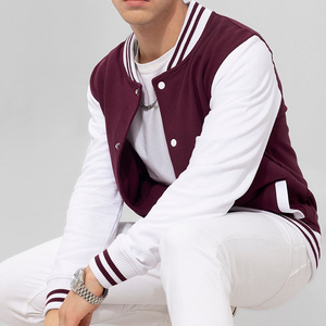 Good Quality Custom Embroidered Letterman <b>Leather</b> Wool Varsity <b>Jacket</b> for <b>Men's</b> Low Price Customized Varsity <b>Jacket</b> - Product Image 5