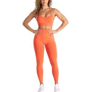 Custom Women Seamless Sports Bra Set High Waist Yoga Leggings Gym Workout Fitness Activewear Set Custom Logo Wholesale - Product Image 6