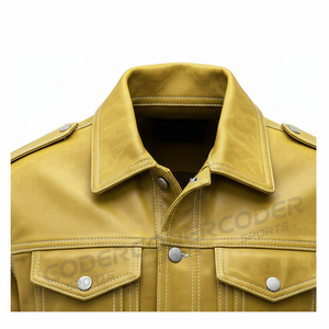 Chaqueta de Cuero para Hombre, Último Modelo, Nueva Llegada, Venta al Por Mayor, Forro Polar Impermeable, Personalizable, Superventas - Product Image 5