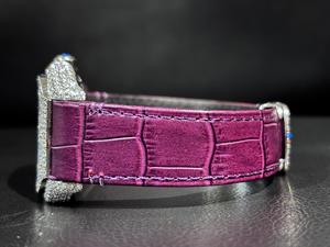 Montre pour homme de luxe antique avec cadran carré en moissanite VVS, bracelet en moissanite de qualité supérieure, mouvement mécanique automatique - Product Image 5