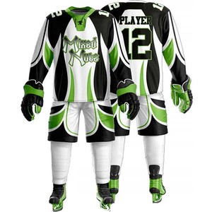 Nouvel uniforme de hockey sur glace à prix avantageux, 100% polyester, logo personnalisé, vêtements de sport haute performance, uniformes de hockey sur glace - Product Image 2