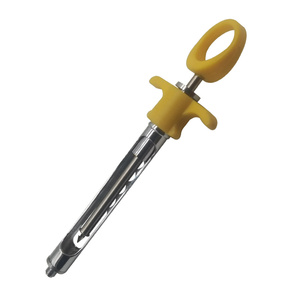 Manual Dental <b>Syringe</b> Reusable Medical German Stainless Steel Sterile Curved Tip <b>Needle</b> CE Certified - Product Image 2