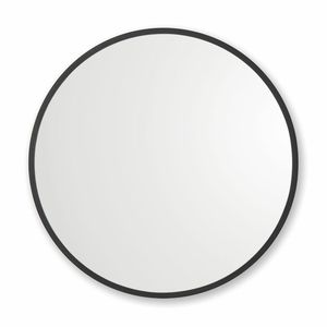 Iron <b>Wall</b> <b>Mirror</b> Minimalist Design Glass Surface <b>Black</b> Edge Modern Decor Thick Home Decoration Frame Design Living - Product Image 1