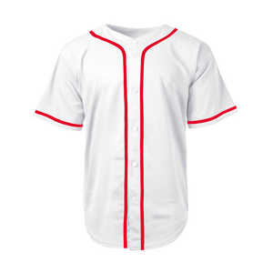 Uniformes de Béisbol Personalizables de Alta Calidad, Transpirables y de Secado Rápido para Equipos Deportivos Masculinos, 100% Poliéster, Manga Corta - Product Image 5