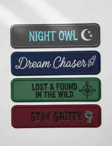 Écussons brodés personnalisés avec n'importe quel texte ou logo, emblèmes durables à coudre, appliques brodées souvenir - Product Image 2