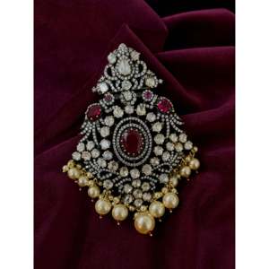 Pendentif Moissanite en argent 92.5 Bijoux élégants pour femmes - Product Image 1