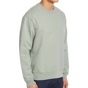 Sweat-shirt pour homme en molleton 100% coton de haute qualité, uni, chaud, respirant, avec logo personnalisé imprimé en relief - Product Image 3