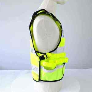 Chaleco de Seguridad Reflectante de Alta Visibilidad Unisex, Ropa de Trabajo Transpirable, Ligera y Duradera - Product Image 4