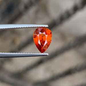 Natural Fire Orange Hessonite Garnet Loose Faceted Gemstone Premium Quality Jewelry Making Stone - Product Image 4
