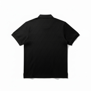 เสื้อโปโลแบบถักสำหรับผู้ชายเสื้อแนวสตรีทแบบลำลองสไตล์วินเทจ - Product Image 3