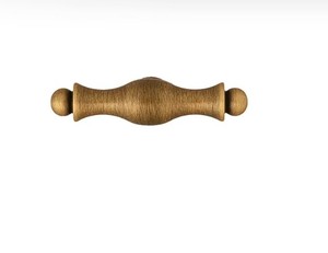 Poignée de meuble moderne en laiton brossé, finition dorée, design floral élégant pour cuisine, avec finition naturelle - Product Image 6