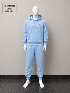 Conjunto de Felpa Gruesa Personalizada de 300-500GSM para Hombre: Sudadera con Capucha y Pantalones de Chándal Oversize Estilo Urbano, Traje de Felpa de 2 Piezas - Product Image 4