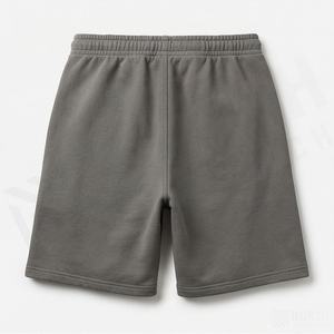 Ensemble court col rond personnalisé OEM de qualité supérieure pour hommes – Tenue décontractée 2 pièces avec short – Costume de sport haute couture - Product Image 2