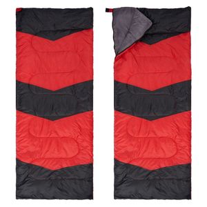Sacco a Pelo Leggero per Bambini, Impermeabile e Compatto, Design a Busta per Escursionismo e Campeggio in Climi Freddi e Caldi - Rosso - Product Image 4